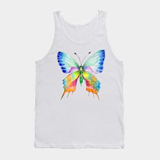 Beautiful Butterfly Colour Tank Top